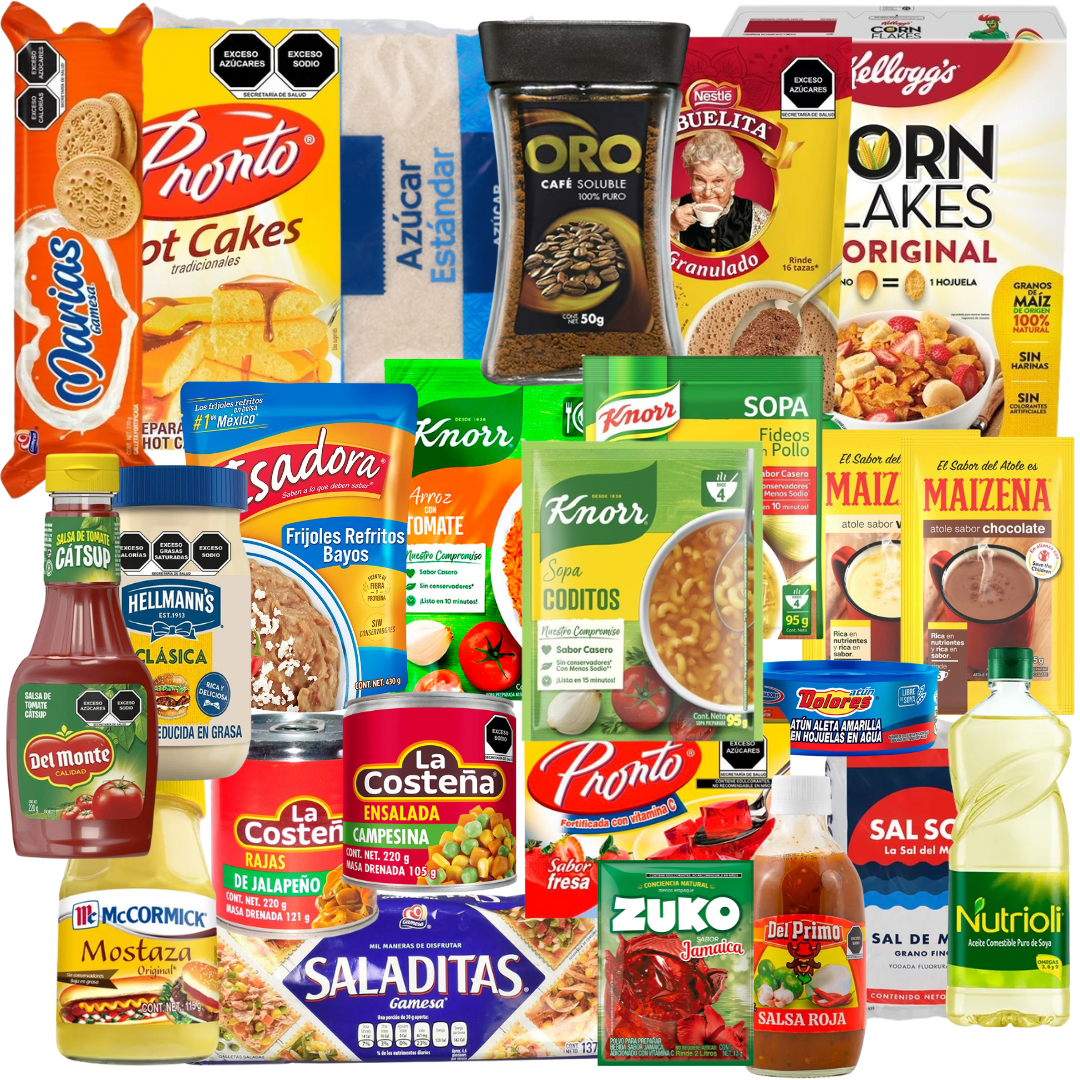 Sazón Express - Basic Food Pantry Pack (29 Pieces)