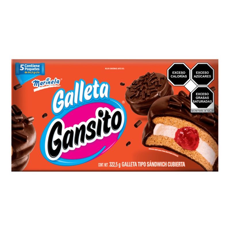 Marinela Gansito Sandwich Cookies - 11 oz