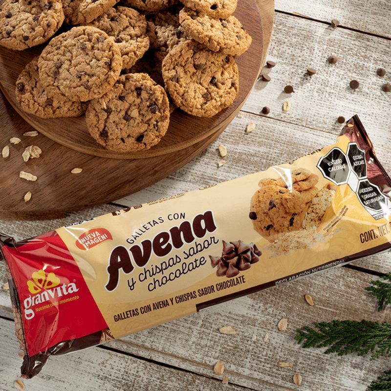 Oatmeal Cookies with Chocolate Chips - 3 oz