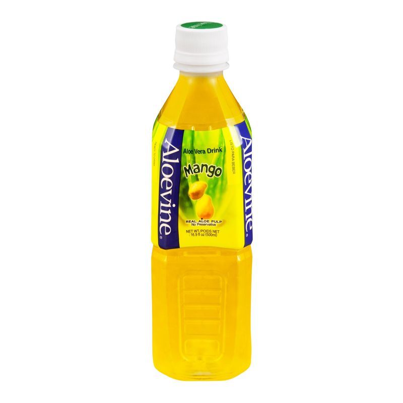 Aloevine Mango Aloe Water 17 oz