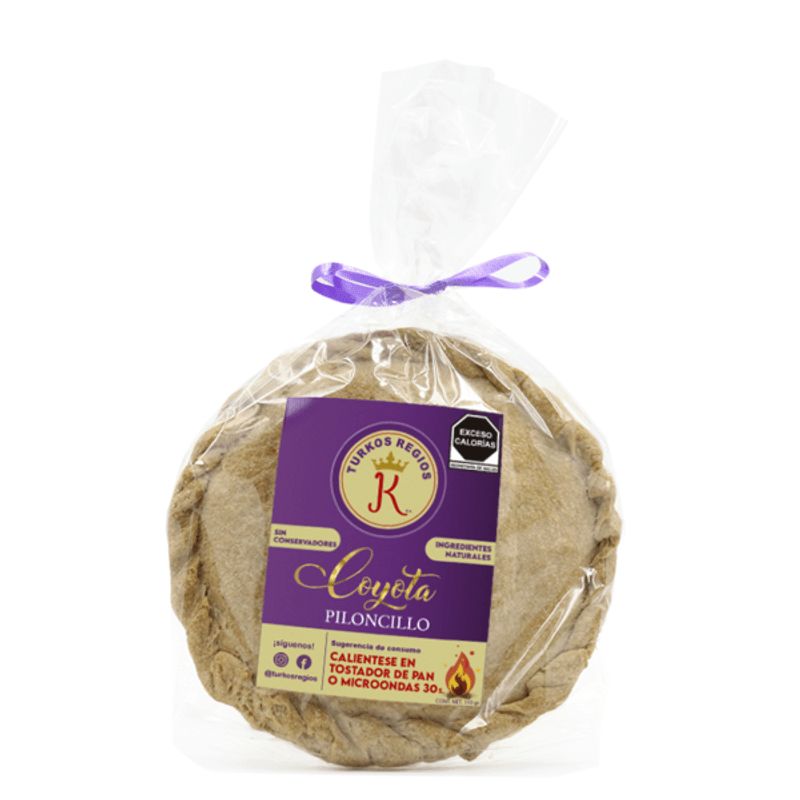 Turkos Regios Coyota Piloncillo with Nuts 1 Piece