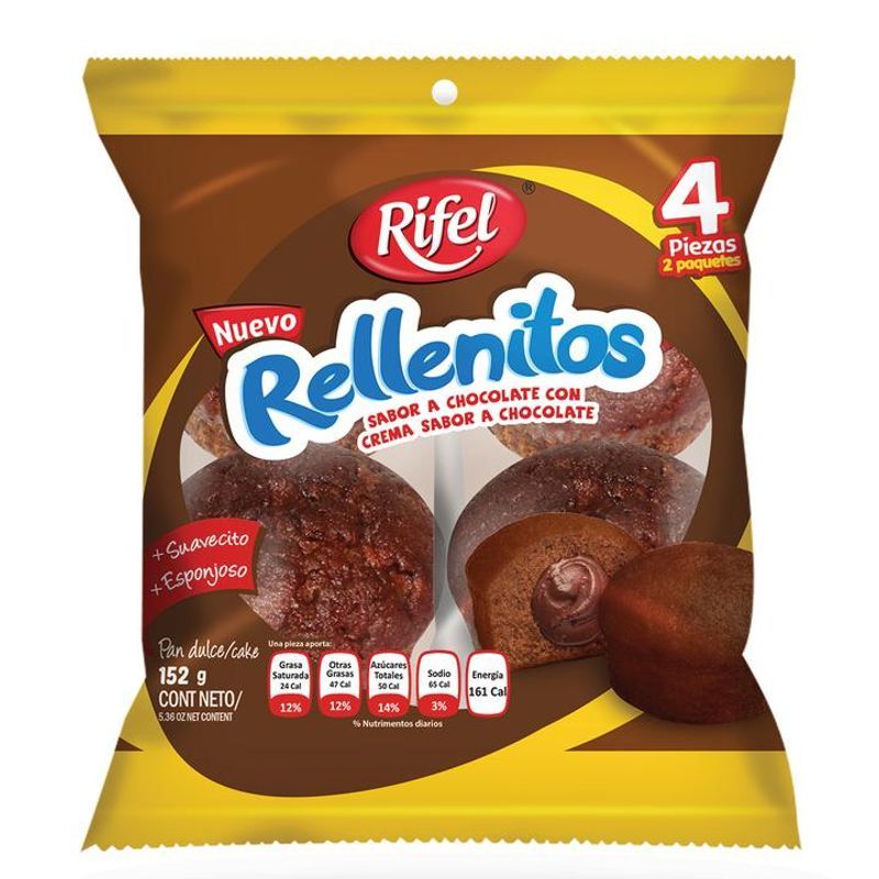 Rifel Rellenitos Chocolate - 5 oz