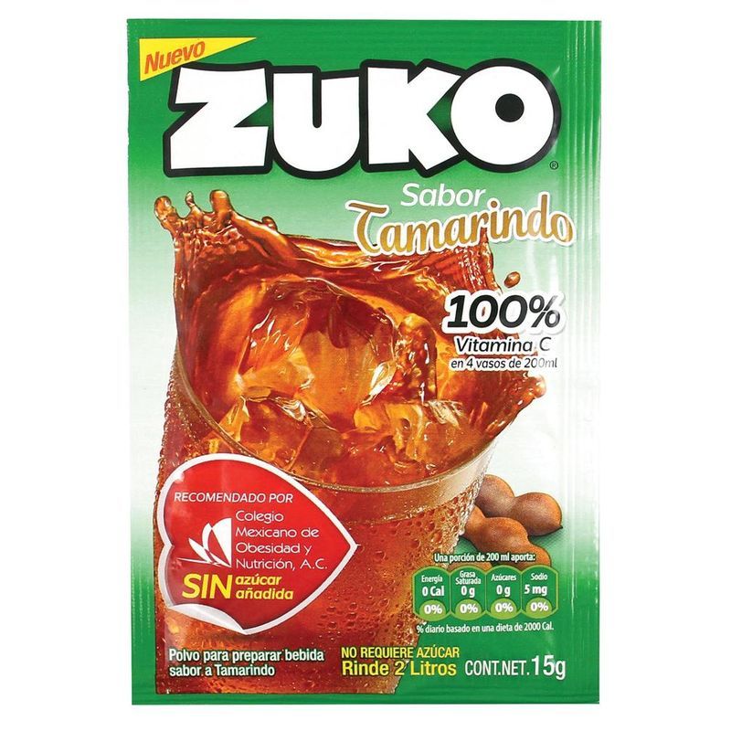 Zuko Tamarind Flavor Drink Powder, 0.5 oz
