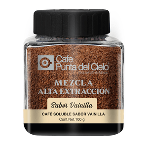 Punta del Cielo High-Extraction Vanilla Instant Coffee, 3.5 oz