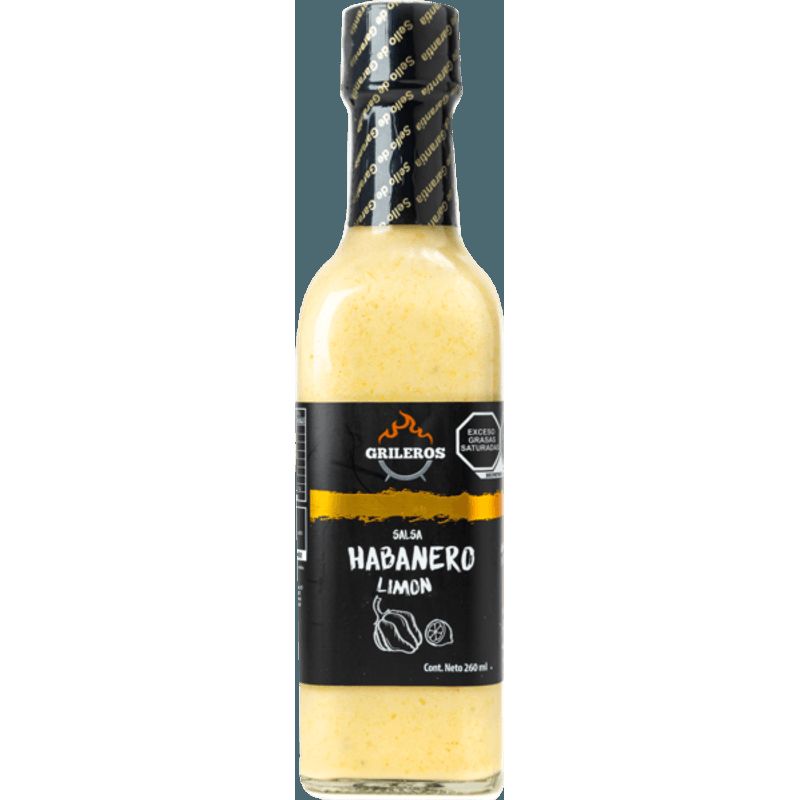 Grileros Habanero Lemon Sauce, 9 oz