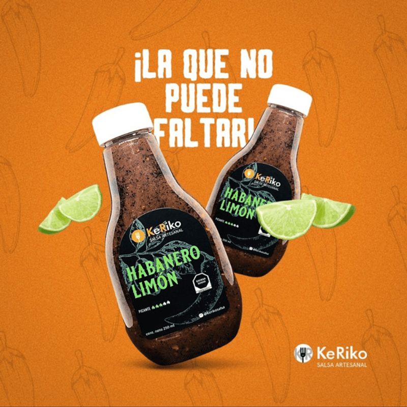Ke Riko Habanero Lemon Sauce, 9 oz