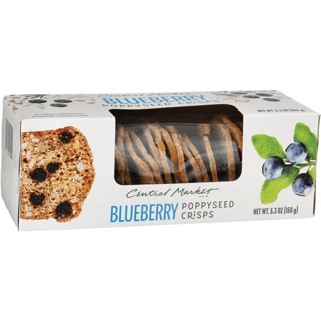 Central Market Baked Poppyseed Cookie - 6 oz