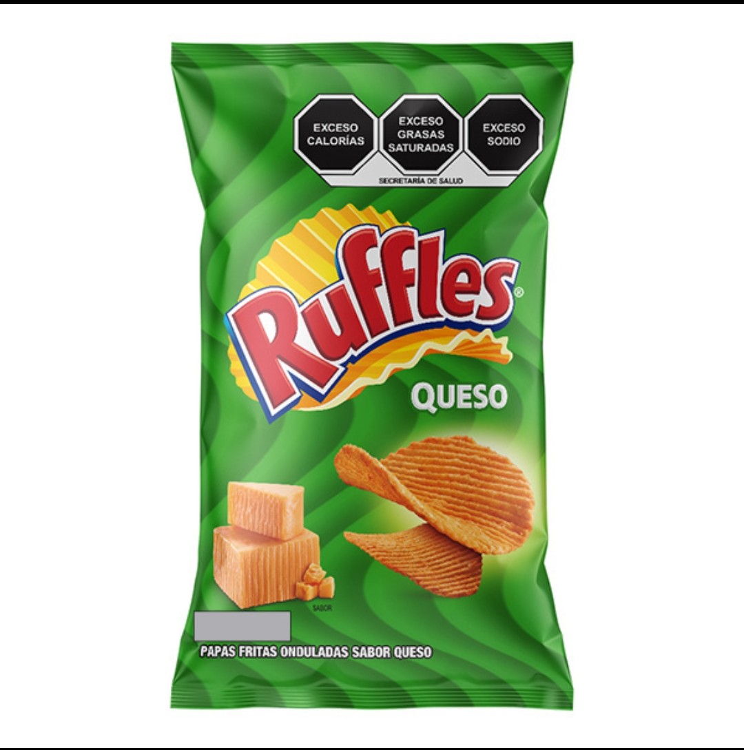 Ruffles Cheese Flavored Chips Pack β 10 Bags, 1.7 oz Each
