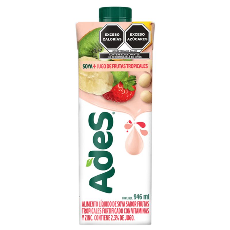Ades Tropical Fruits Soy Drink 32 oz