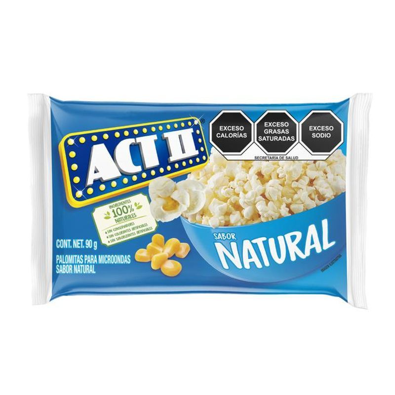 Act II Microwave Natural Flavor Popcorn 3 oz