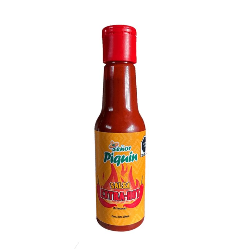 Sr Piquin Extra Hot Sauce, 7 oz