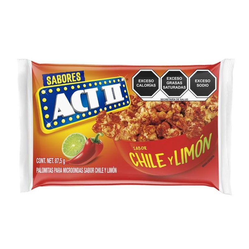 Act II Microwave Chili and Lemon Flavor Popcorn 3 oz