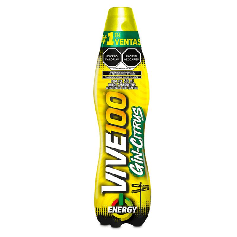 Vive 100 Gin-Citrus Energy Drink 17 oz