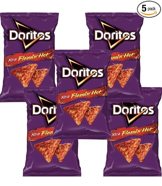 Sabritas Doritos Xtra Flamin Hot 5 pack - 1.76oz