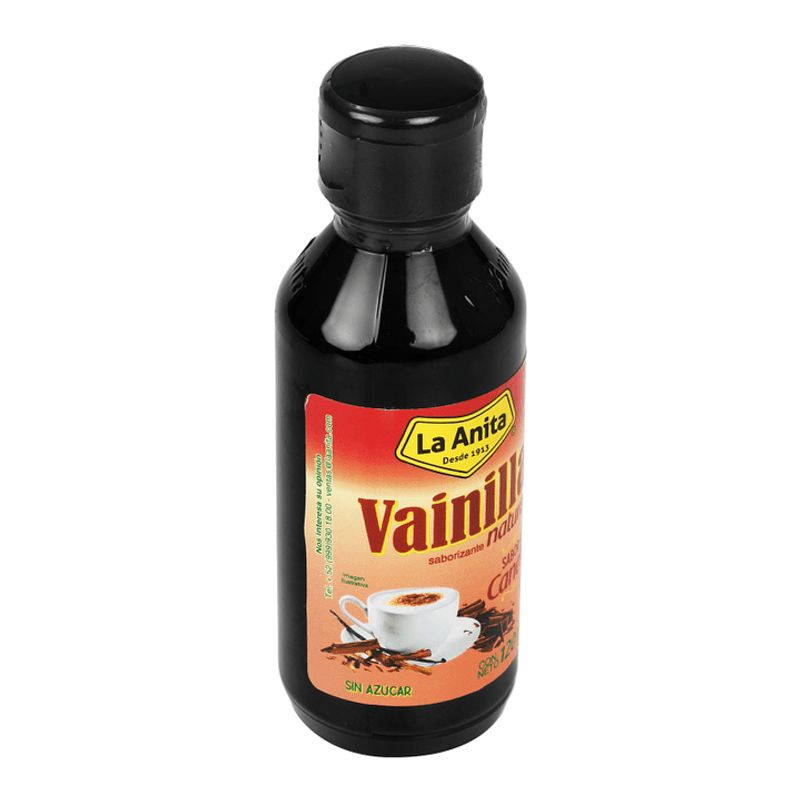 Natural Vanilla Flavoring with Cinnamon - 4 oz