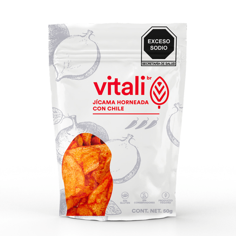 Vitalibr Jicama with Chili, 1.8 oz
