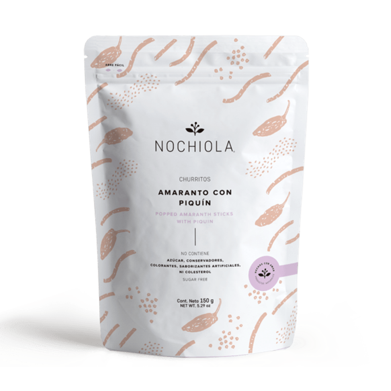 Nochiola Amaranth Churritos with Piquín 5 oz