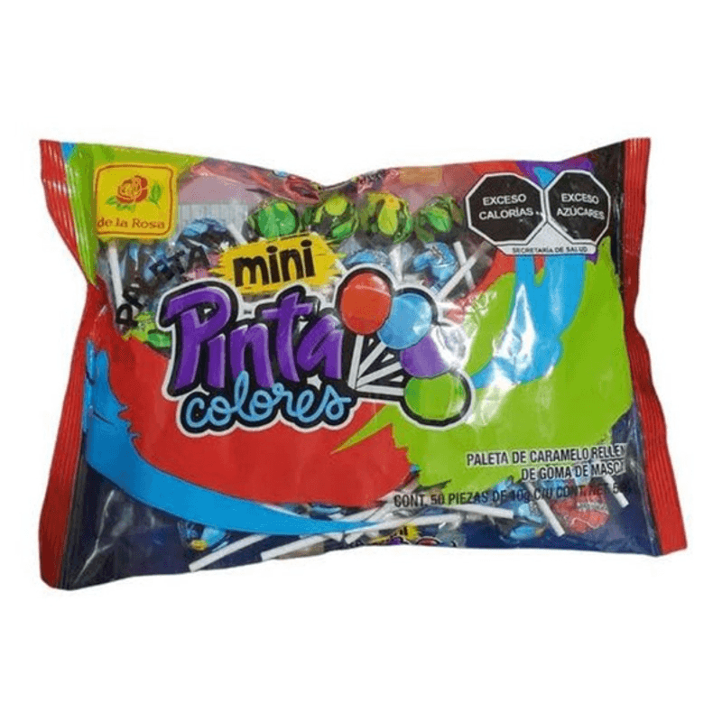 De La Rosa Mini Paint Colors Lollipop Bag, 18 oz (1 Piece)