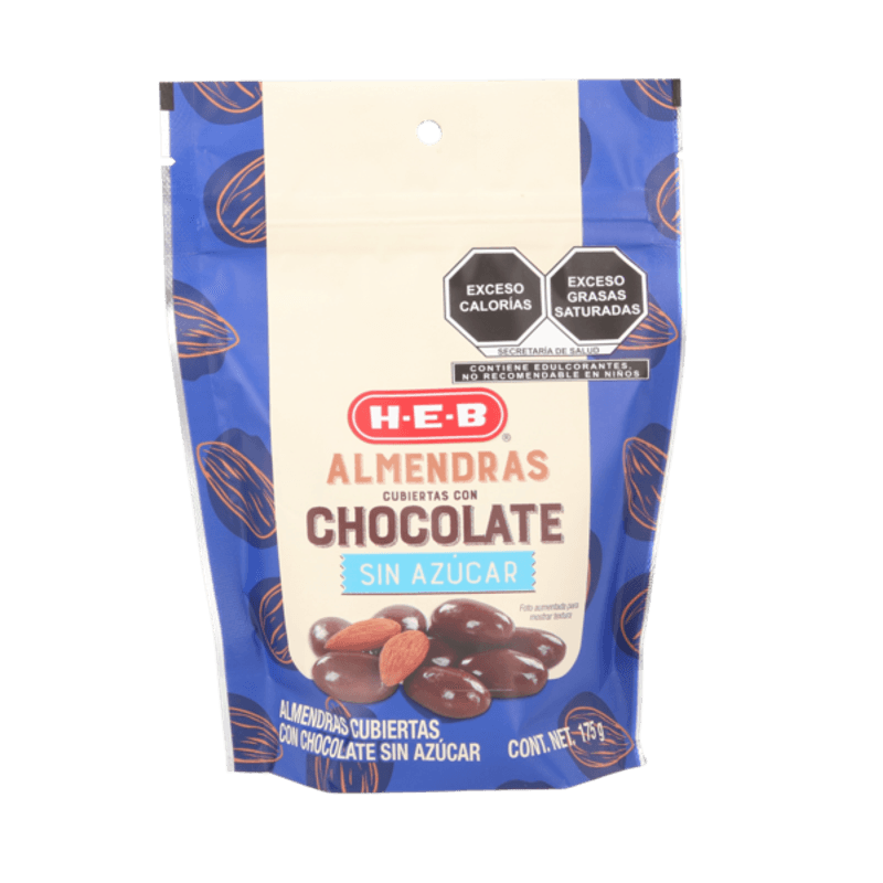 HEB Almonds with Sugar-Free Chocolate, 6 oz