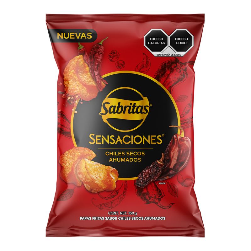 Sabritas Sensaciones Dry Chili Potato Chips, 5 oz