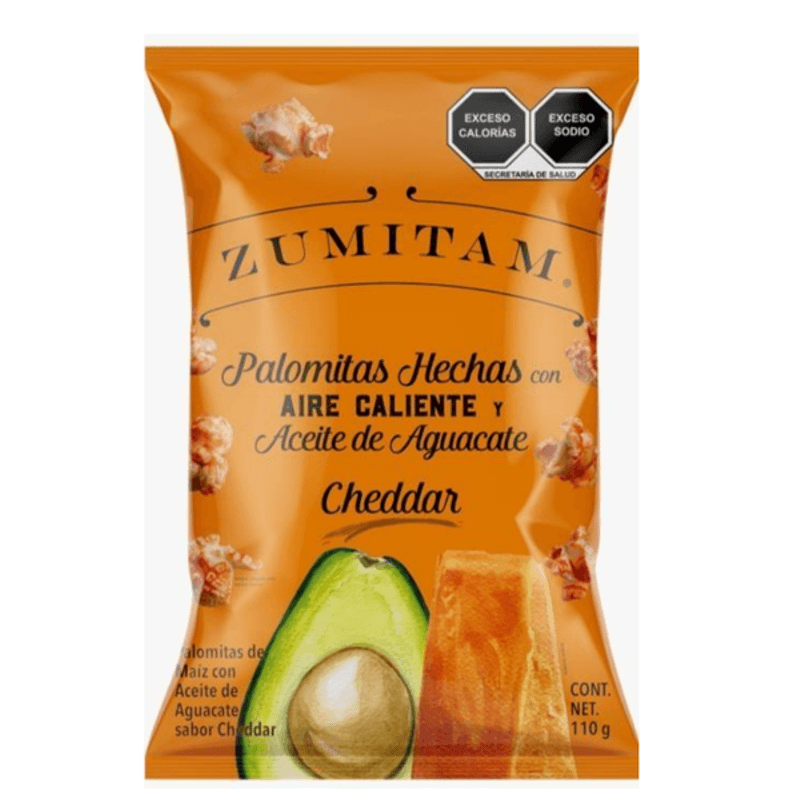 Zumitam Cheddar Popcorn with Avocado Oil, 3.9 oz