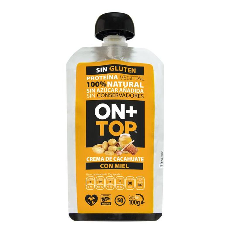 On Top Peanut Butter with Honey Pouch 3.5 oz