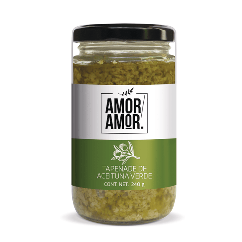 Amor Amor Green Olive Tapenade - 8.8 oz