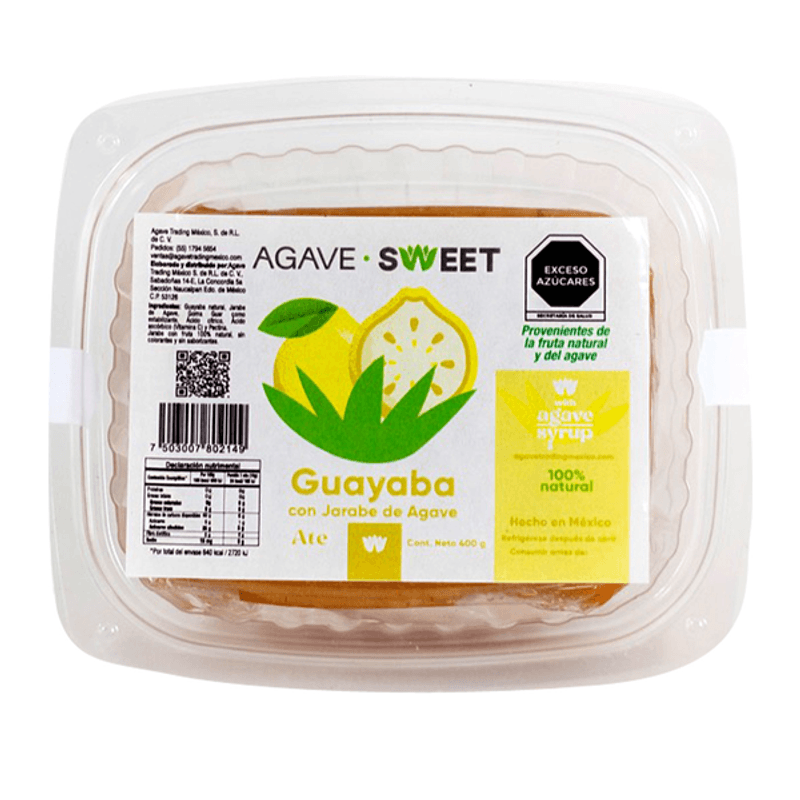 Agave Sweet Guava Paste with Agave Syrup, 14 oz