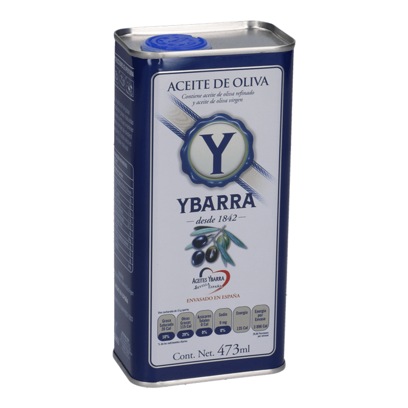 Ybarra Refined Olive Oil, 16 oz