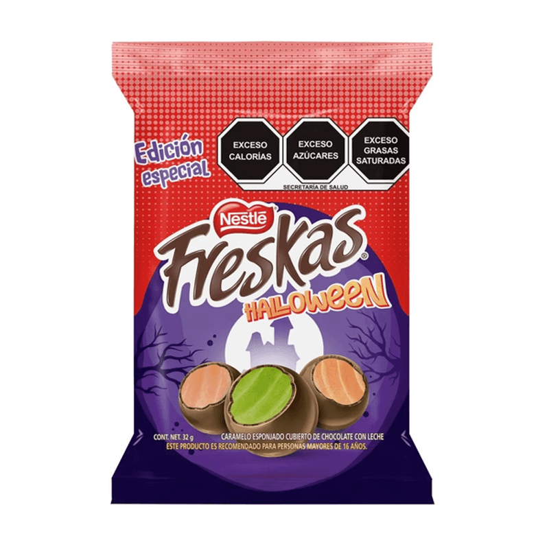 Freskas Milk Chocolate Covered Fluffy Candy, 32 Pieces