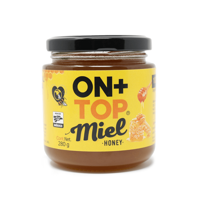 On Top Natural Bee Honey, 10 oz