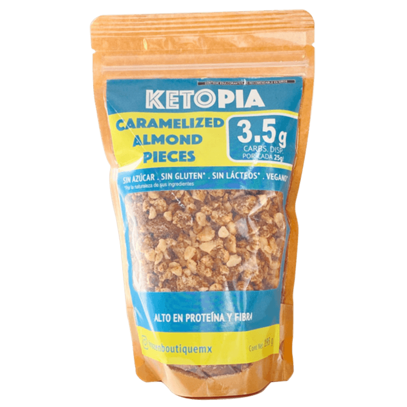 Ketopia Caramelized Almond Pieces - 7 oz