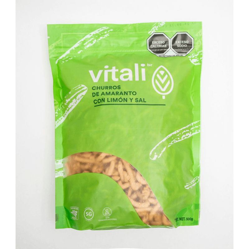 Vitali Amaranth Lemon and Salt Churritos, 18 oz