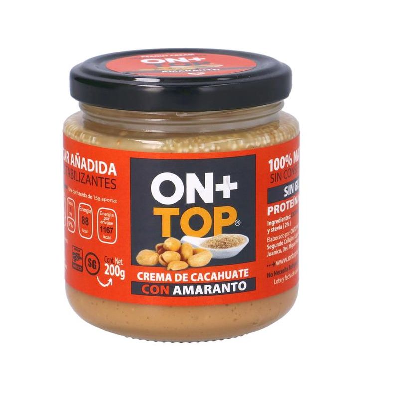 On Top Peanut Butter with Amaranth - 7 oz