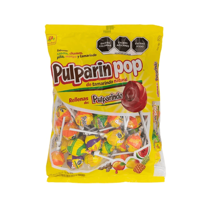 De La Rosa Mini Pulparinpop Lollipop Bag, 18 oz (1 Piece)