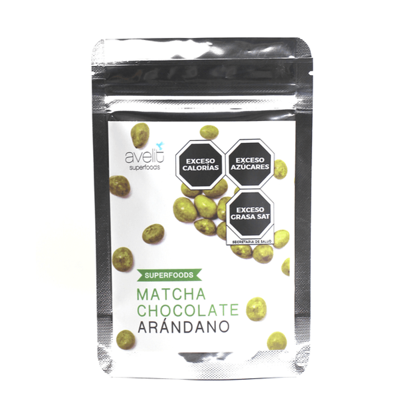 Avelit Superfoods Matcha Chocolate Blueberry, 1.8 oz