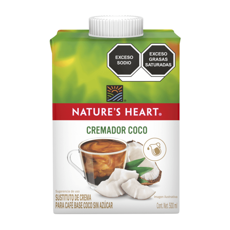 Nature's Heart Coconut-Based Sugar-Free Creamer 17 oz