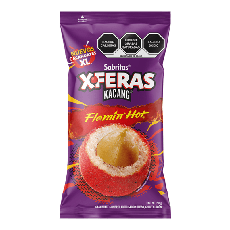 Xferas Sabritas Kacang Peanuts, 5.3 oz