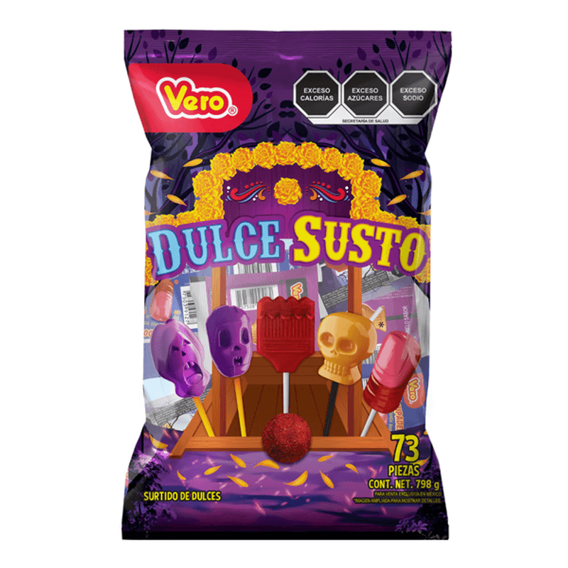 Vero Paletas Sweet Scare Candy, 28 oz