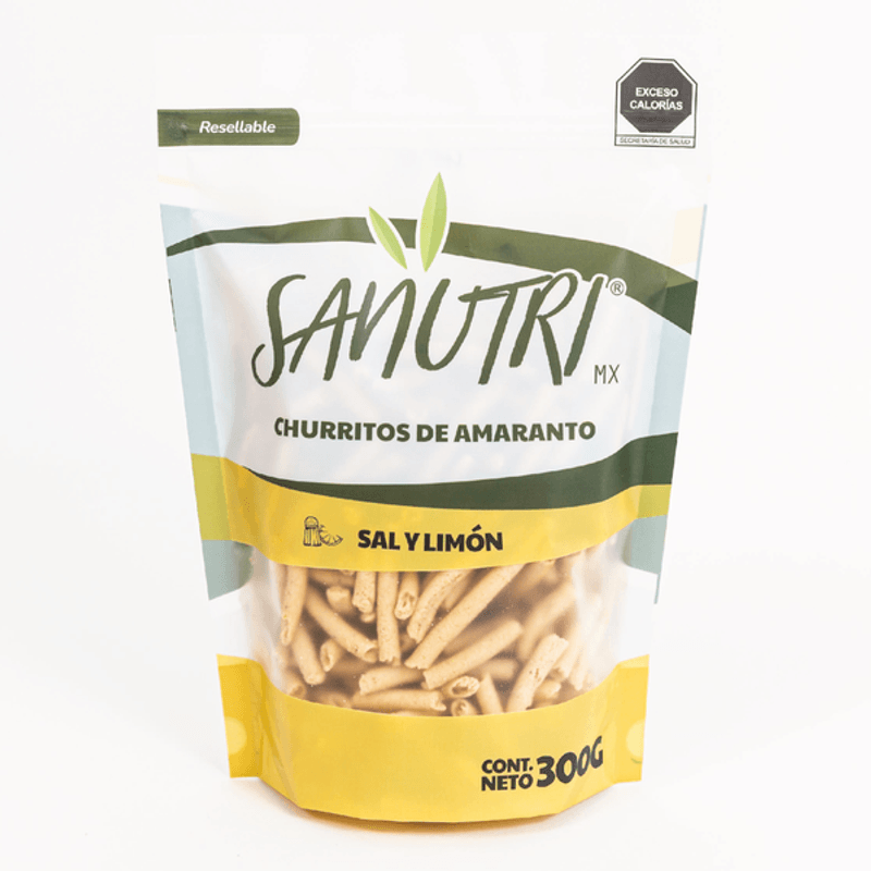 Sanutri Mx Amaranto Churritos Salt Lime, 11 oz