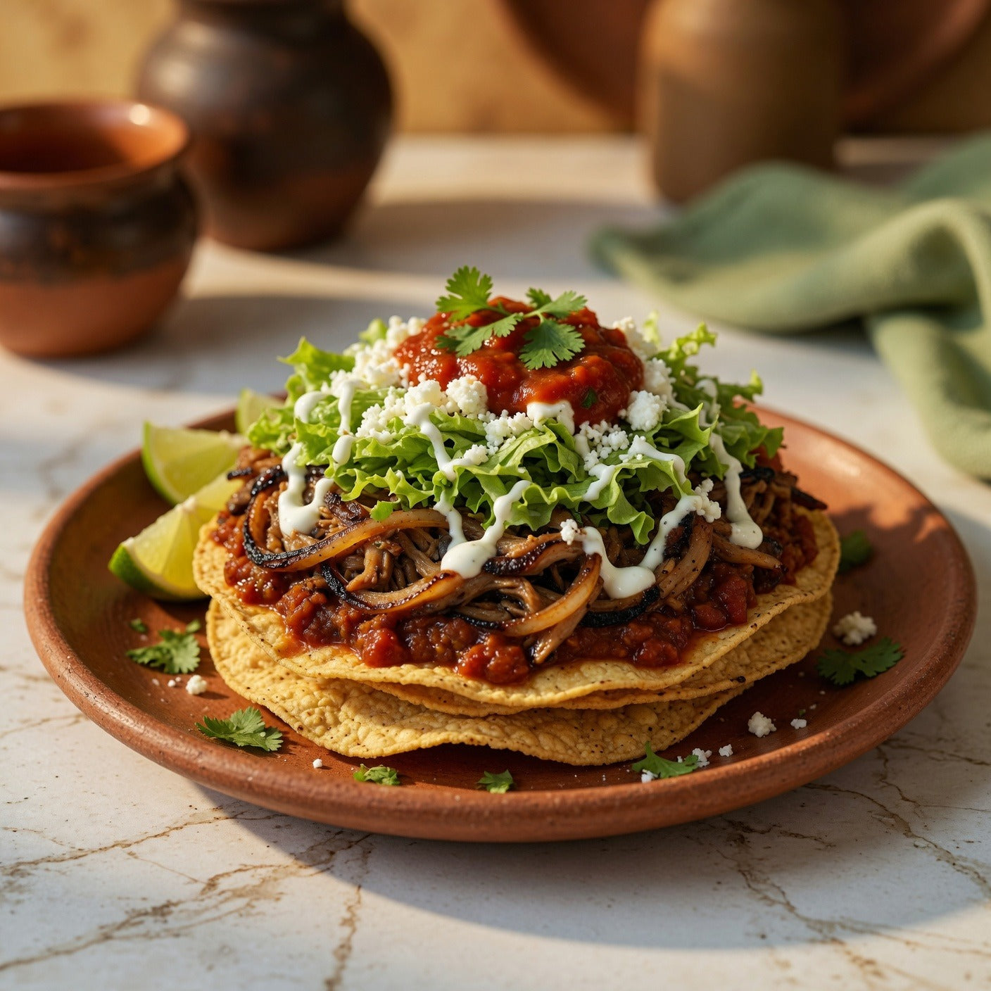 Mushroom Tinga Tostadas: Smoky Chipotle Comfort, No Chicken Required