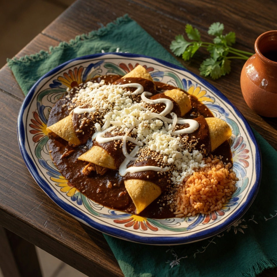 Enmoladas Poblanas Recipe