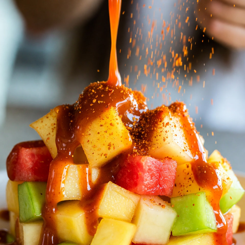 Fruta con Chile (Mexican Spicy Fruit Salad Recipe)