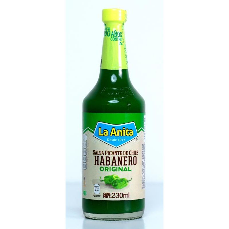 La Anita Green Habanero Sauce 8 oz Main image