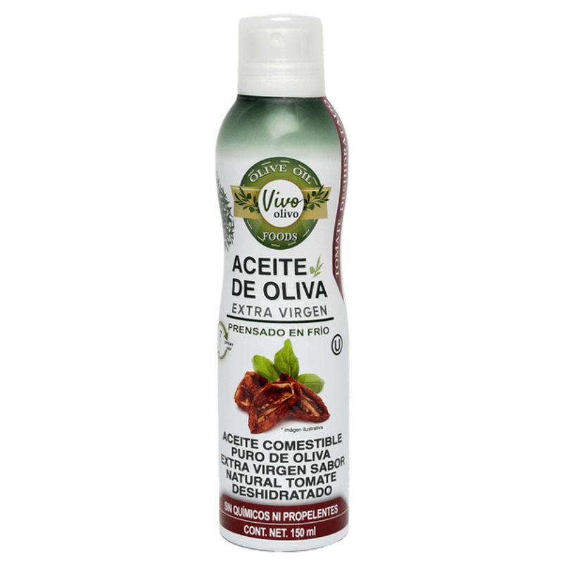 Vivo Olivo Extra Virgin Olive Oil with Sun-Dried Tomato Spray, 5 oz Main image