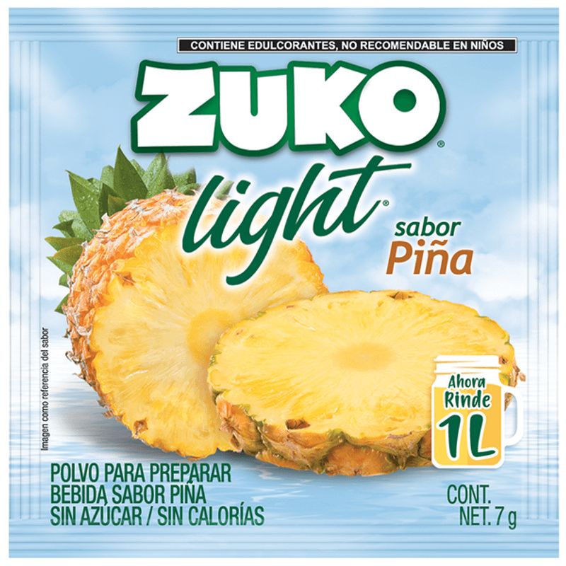 Zuko Light Pineapple Flavor Drink Powder 0.25 oz