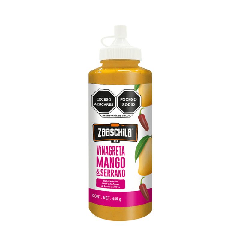 Zaaschila Mango and Serrano Vinaigrette, 16 oz