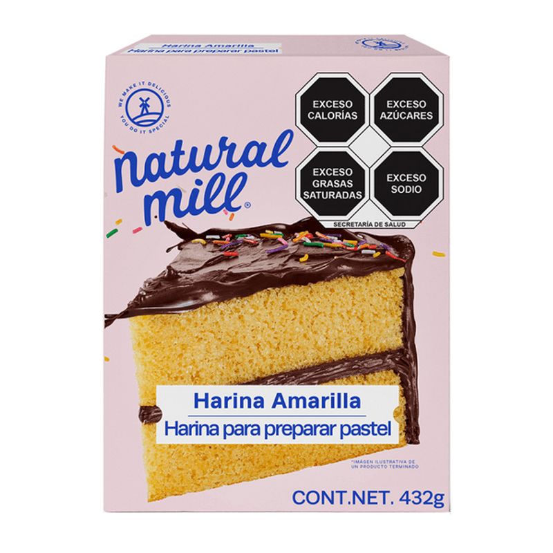 Natural Mill Yellow Vanilla Cake Flour Mix 17 oz Main image