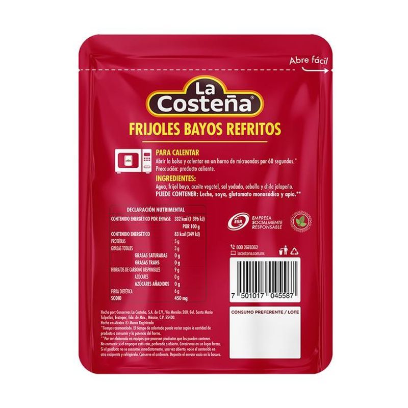 la Costeña Refried Bayo Beans - 14 oz