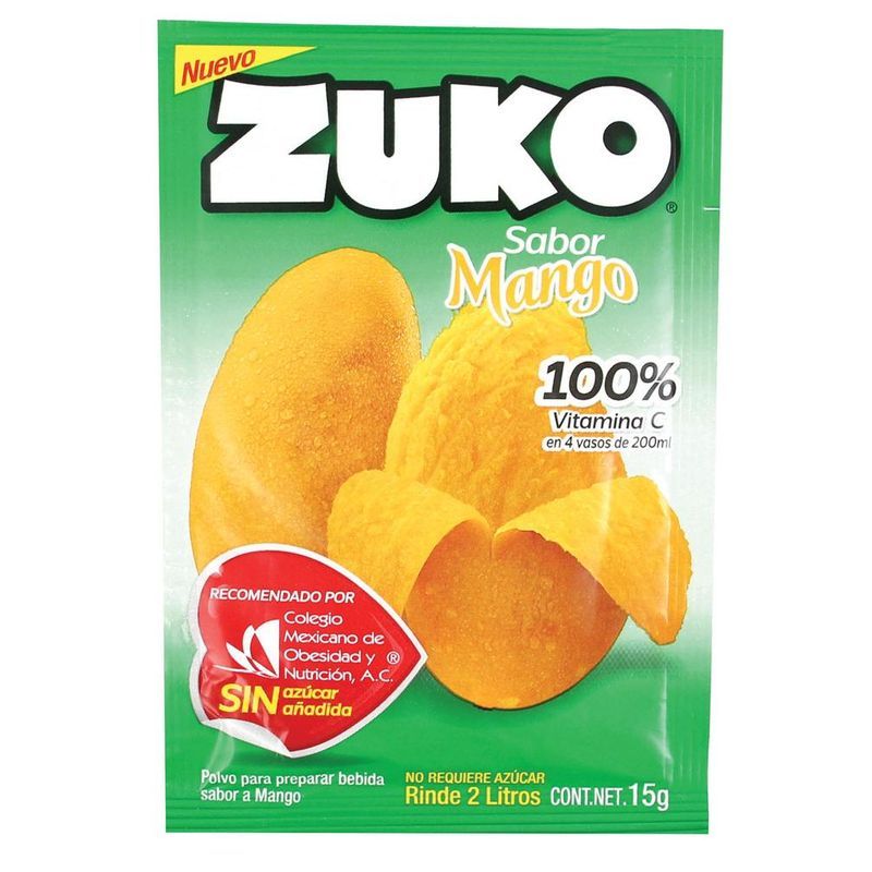 Zuko Mango Flavor Drink Powder 0.5 oz Main image